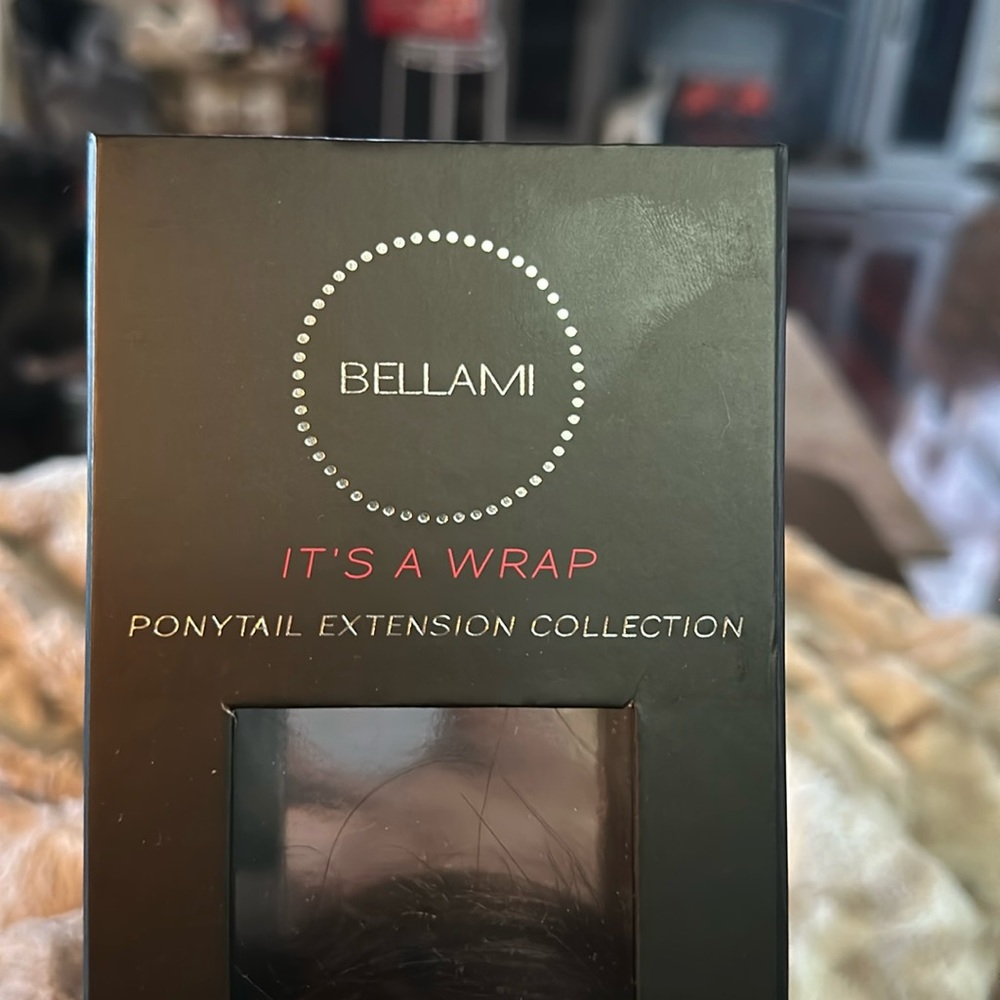 20” 100g ponytail extension in off black - never worn!
